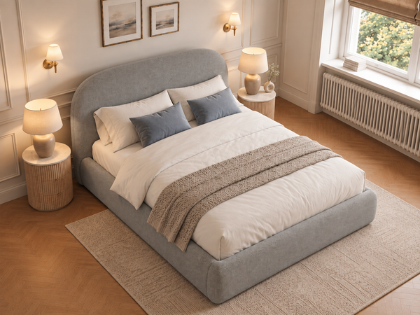 The Estelle Bed – Naples Seal Grey