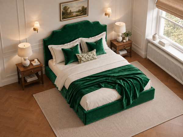 The Gatsby Bed – Plush Green
