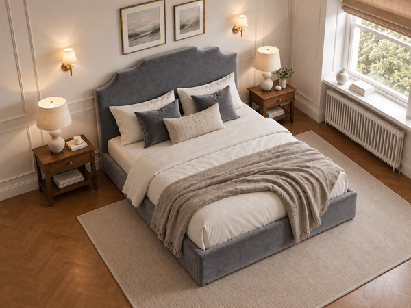 The Gatsby Bed – Plush Grey