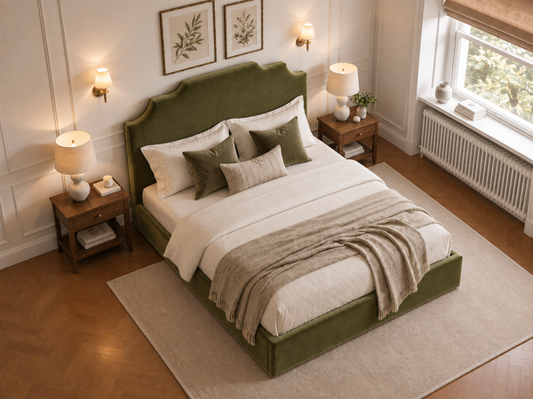 The Gatsby Bed – Plush Olive