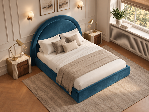 The Halo Bed – Coniston Blue
