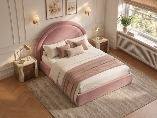 The Halo Bed – Coniston Pink