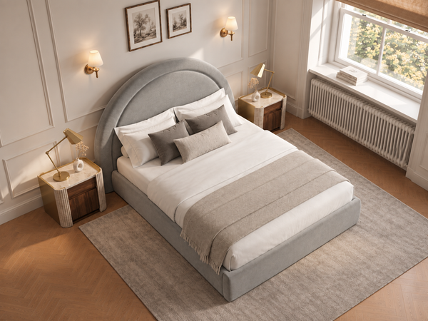 The Halo Bed – Naples Seal Grey