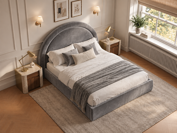 The Halo Bed – Plush Grey