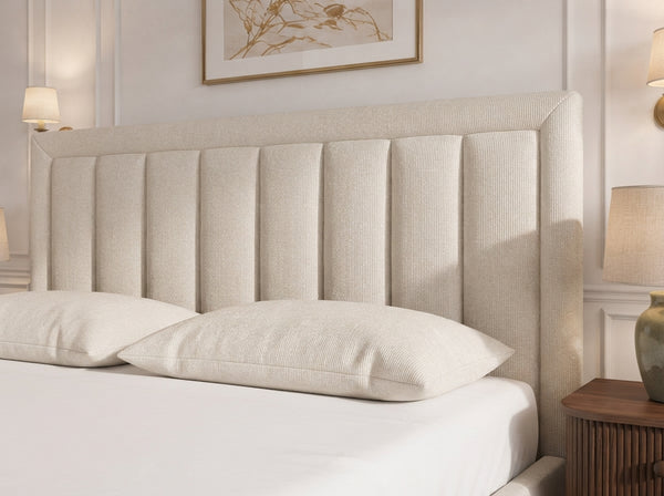 The Harrington Bed – Naples Cream