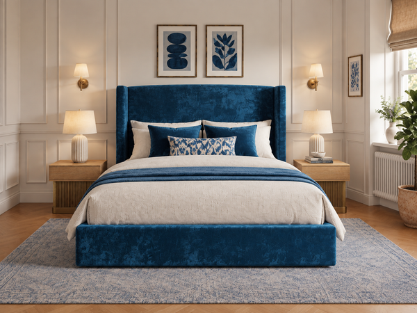The Imperial Bed – Plush Blue