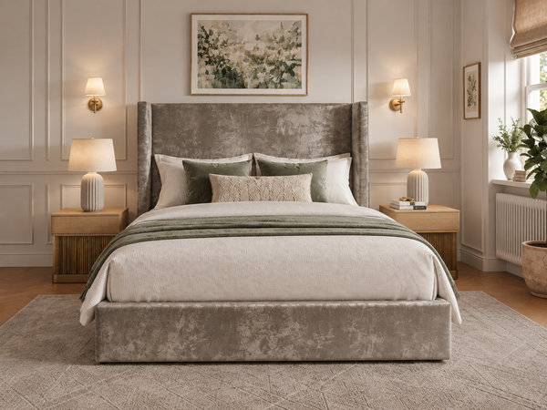 The Imperial Bed – Plush Pebble