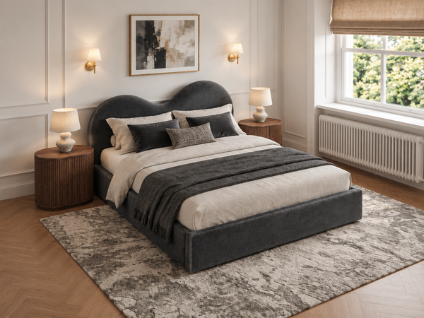 The Luna Bed – Coniston Charcoal