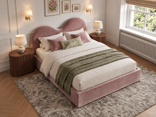 The Luna Bed – Coniston Pink