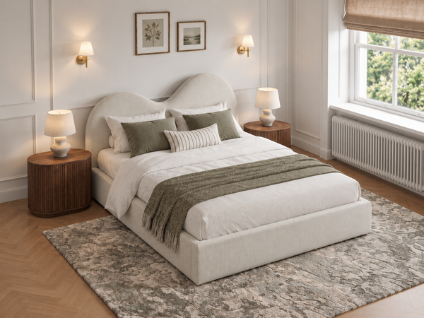 The Luna Bed – Naples Cream