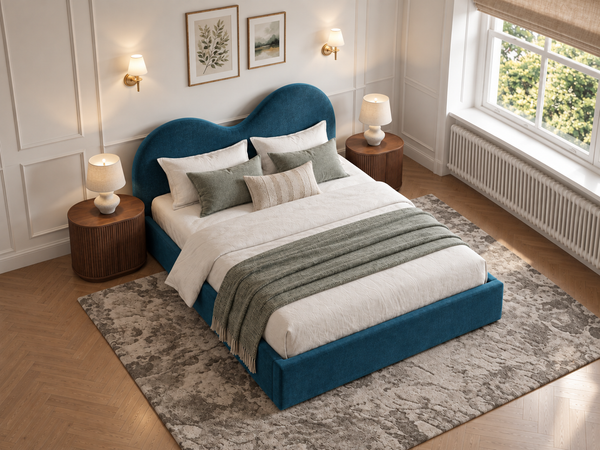 The Luna Bed – Coniston Blue