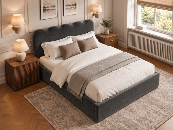 The Seraphine Bed – Coniston Charcoal