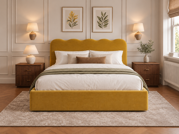 The Seraphine Bed – Coniston Mustard