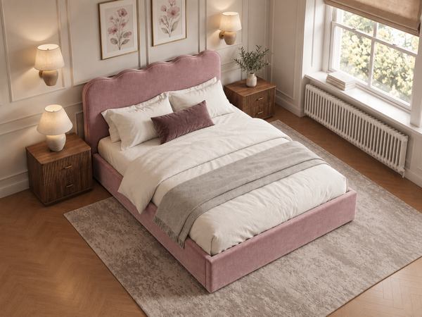 The Seraphine Bed – Coniston Pink