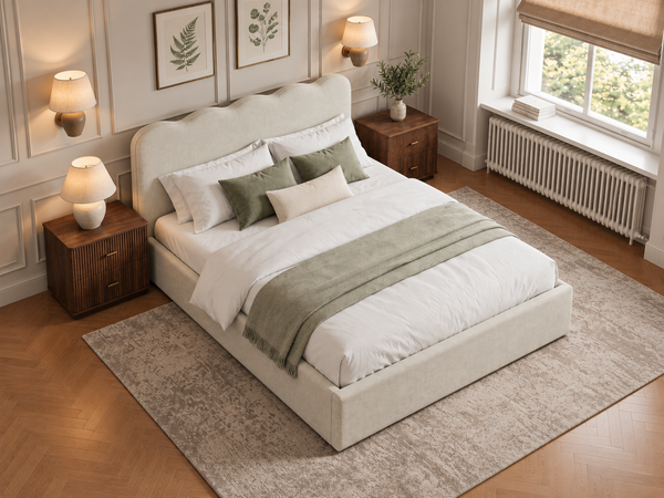 The Seraphine Bed – Naples Cream