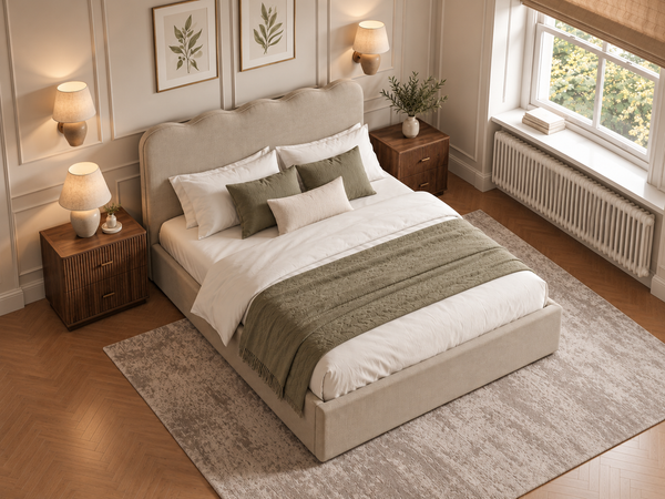 The Seraphine Bed – Naples Sand