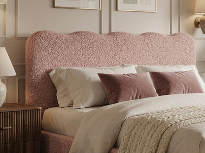The Seraphine Bed in Teddy Pink - room view
