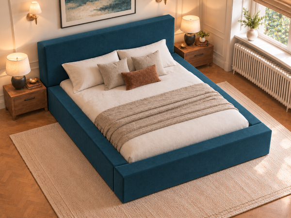 The Weston Bed – Coniston Blue