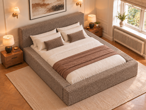 The Weston Bed – Teddy Mink