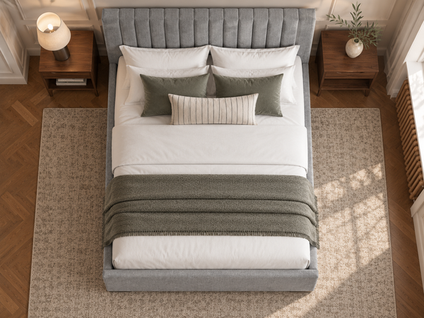 The Windsor Bed – Naples Seal Grey