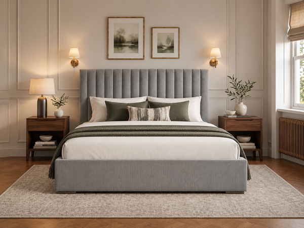 The Windsor Bed – Naples Silver