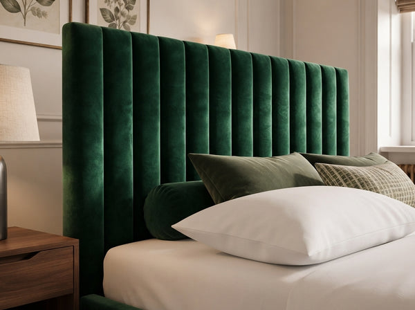 The Windsor Bed – Plush Green