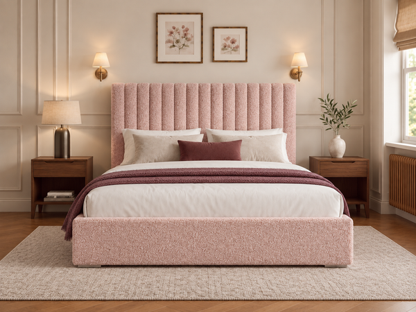 The Windsor Bed – Teddy Pink